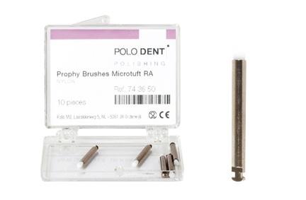 Prophybørste RA 10 stk microtuft nylon