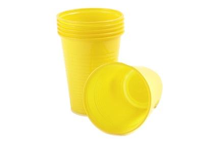 Drikkebægre 180 ml 3000 stk gul*