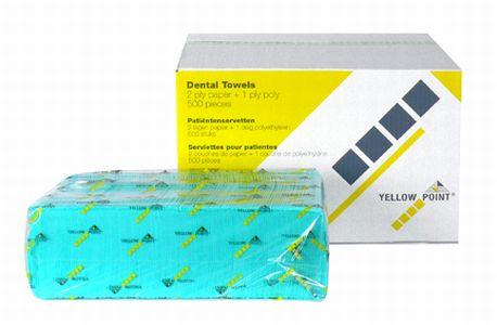 Coated patientserviet 33x44 cm 4x125 stk Grøn