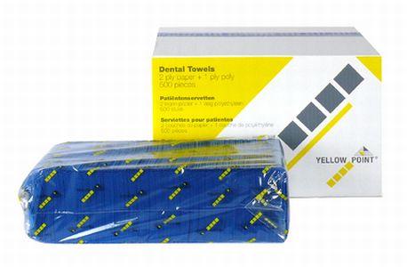 Coated patientserviet 33x44 cm 4x125 stk Mørkeblå