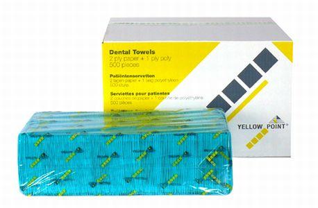 Coated patientserviet 33x44 cm 4x125 stk Aqua