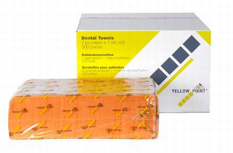 Coated patientserviet 33x44 cm 4x125 stk Fersken