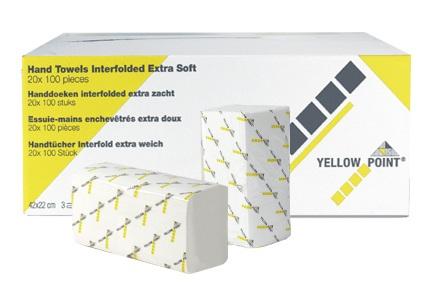Håndklædeark 3-lags interfold extra soft 20x100 stk