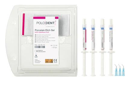 Porcelæn ætsgel 9.6% 4x 1.2ml