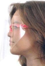 Ansigtsvisir til brillestel klar refil 30 stk