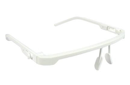 Brillestel til visir eller glas hvid 5 stk