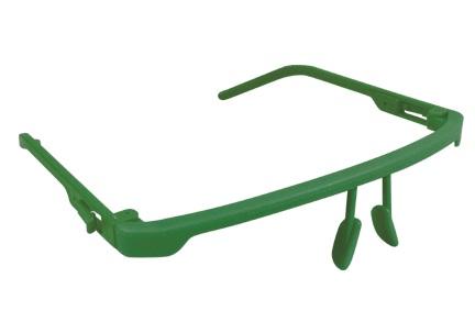 Brillestel til visir eller glas grøn 5 stk*