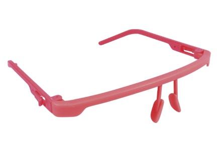 Brillestel til visir eller glas pink 5 stk*