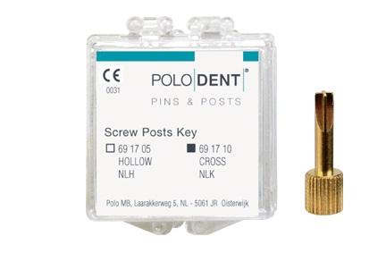 Titanium rodskrue nøgle NLK kryds*