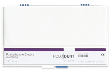 Polycarbonat kroner assorteret 180 stk*