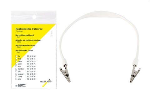 Servietholder hvid plast*