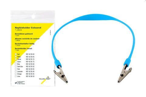 Servietholder blå plast