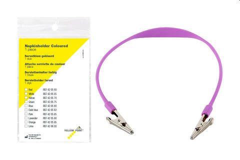 Servietholder lavendel plast*