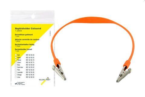 Servietholder orange plast*