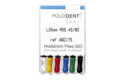 Hedstrøm fil 6 stk 25 mm nr 45-80*