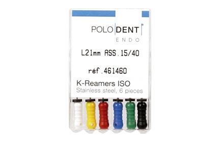 K-Reamer 6 stk 21 mm str 15-40 ass*