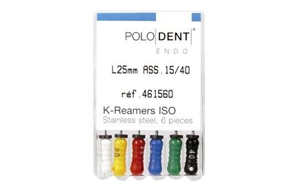 K-Reamer 6 stk 25 mm str 15-40 ass*