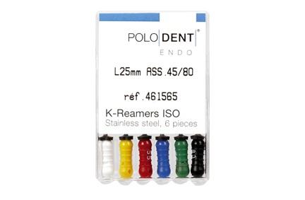 K-Reamer 6 stk 25 mm str 45-80 ass*