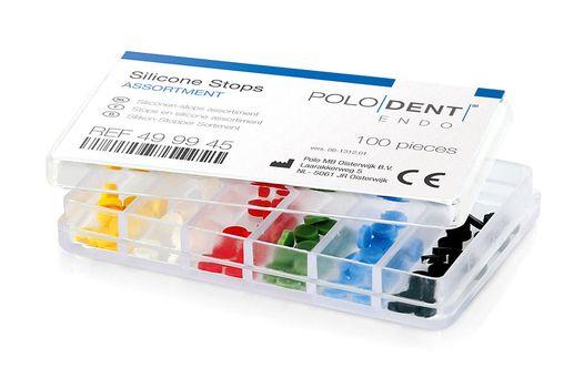 Silikone stopringe i assorterede farver 100 stk*