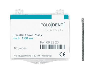 Stålstifter 1.00 mm str. 4 10 stk*