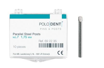 Stålstifter 1.75 mm str. 7 10 stk*