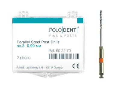 Bor til stålstifter 0.90 mm str. 3 2 stk*