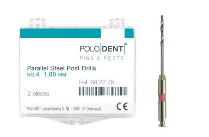 Bor til stålstifter 1.00 mm str. 4 2 stk*