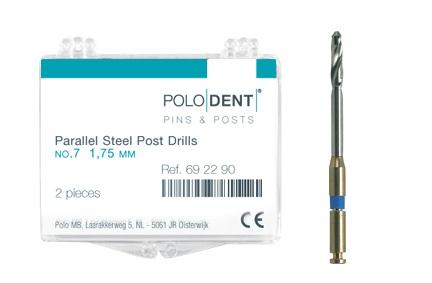 Bor til stålstifter 1.75 mm str. 7 2 stk*