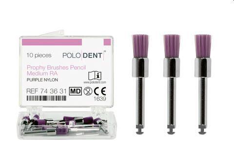 Polerbørste RA 10 stk lilla medium*