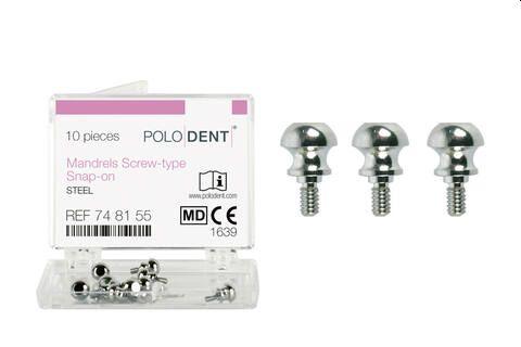 Mandrel Snap-on m/skrue 12 stk*