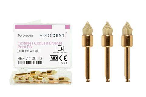 Okklusal børste RA 12 stk spids*