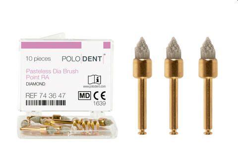Dia børste RA 10 stk point*