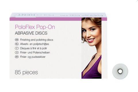 PoloFlex Pop-on Ø 10 mm x-fin blå 85 stk*