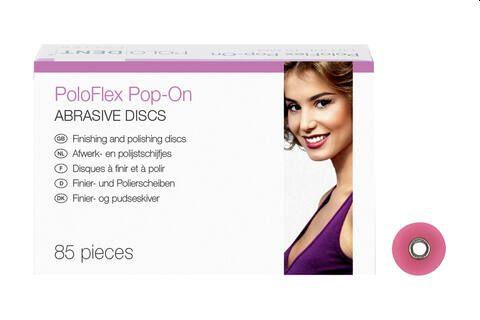 PoloFlex Pop-on Ø 10 mm fin pink 85 stk*