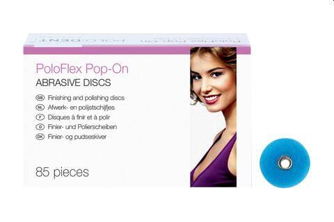 PoloFlex Pop-on Ø 14 mm grov blå 85 stk