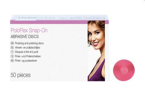 PoloFlex Snap-on Ø 14 mm fin pink 50 stk*