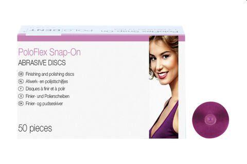 PoloFlex Snap-on Ø 14 mm medium lilla 50 stk*