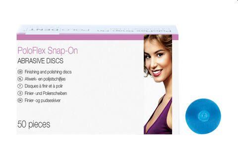 PoloFlex Snap-on Ø 14 mm grov blå 50 stk*