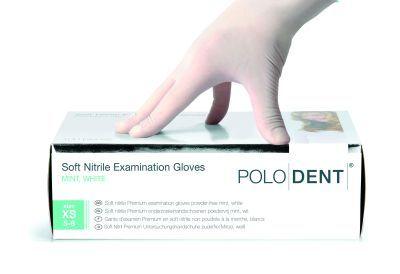 Nitrilhandske hvid soft Mint 10x100 stk x-large