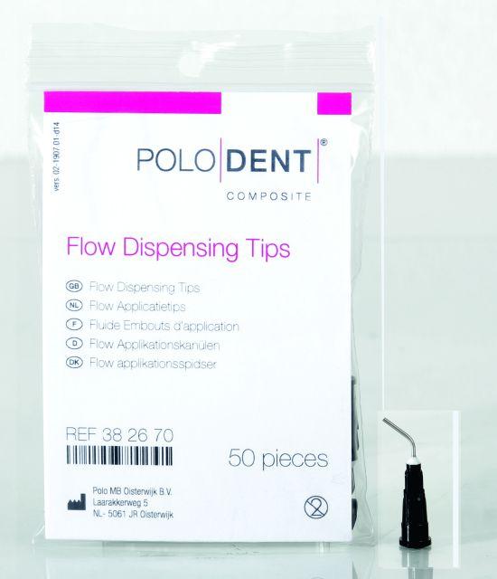 Applikations metalspids sort til Flow komposit 50 stk