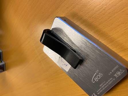 Sort bælteclip til EOS 2*