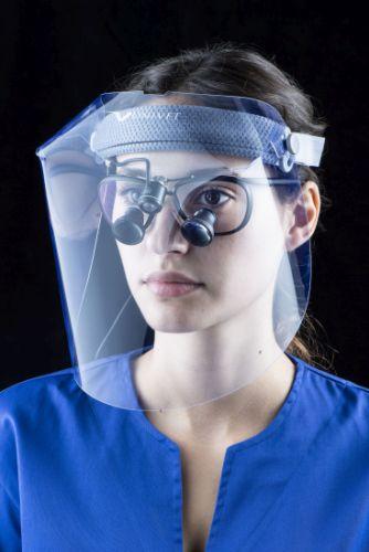 Overloupes Visir til brug over alle lupbriller*