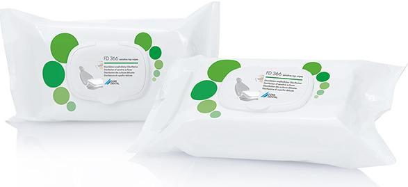 FD 366 Sensitive wipes refill á 4x50 stk*