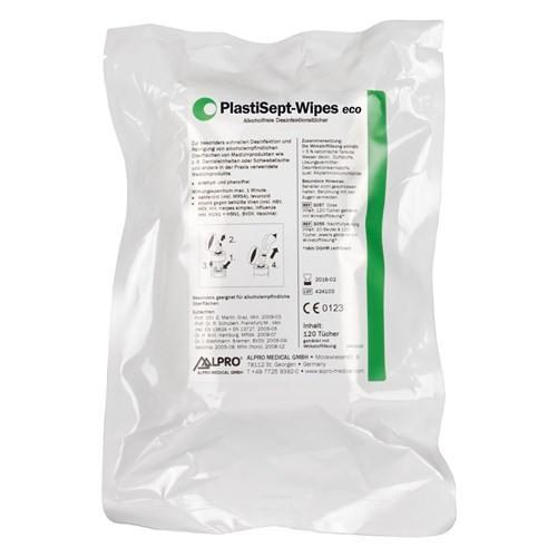 PlastiSept ECO Wipes 30 til dispenser 6x60 stk