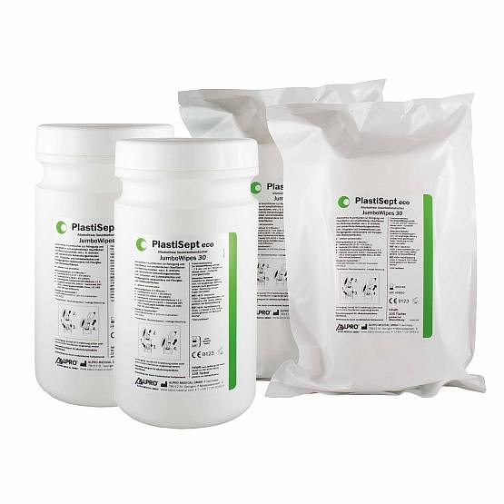 PlastiSept ECO Wipes 30 startsæt 2 x30 servietter mv*