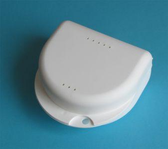 Ortho-box 8x7x4 cm 10 stk hvid perf