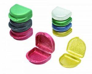 Ortho-box 8x7x4 cm 10 stk gul*