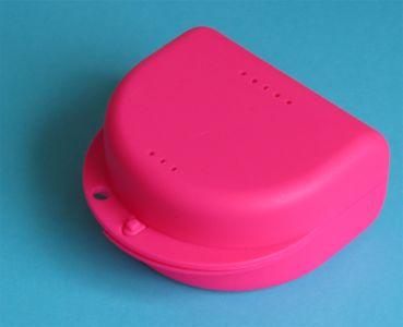 Ortho-box 8x7x4 cm 10 stk pink