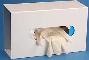 Handske dispenser i hvid plast