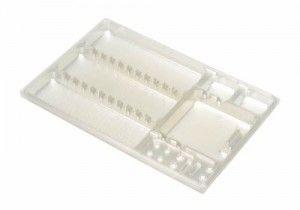 BIO instrumentbakke, 100 stk transparent*